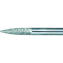 TRUSCO 超硬バー トンガリ型 Φ3X刃長12.7X軸3 ロング ダブル/業務用/新品/小物送料対象商品(4)