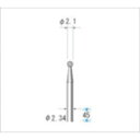 ■商品説明■商品名：ナカニシ 電着ダイヤモンドバー 粒度#130 球 刃径2.1mm 刃長2.1mmメーカー：ナカニシメーカー品番：4758838お届け数：1入数：1型式：11209メーカー名：(株)ナカニシ原産国(名称)：日本質量：3質量単位：g特長：●精密研削からバリ取り、彫刻加工まで幅広い加工に適しています。●電着ボンドは研削砥粒の突き出し量が大きく、集中度も高いため研削力に優れています。仕様：●粒度(#):130●刃径(mm):2.1●刃長(mm):2.1●軸径(mm):2.34●全長(mm):45●形状:球●最高使用回転数(rpm):150000●砥粒:ダイヤモンド【配送料について】配送料金は、「小物送料」と記載のある商品総額が15,000円未満の場合、別途送料として800円（税別）頂戴いたします。北海道1,500円（税別）、沖縄2,000円（税別）頂戴いたします。東京都島しょ部、離島については、ご注文後に改めて送料をお見積り致します。予めご了承下さい。ご注文前にあらかじめ配送料金を確認されたい場合は、ご購入希望点数、配送先ご住所をご明記頂き、上部「［？］お問い合わせ」フォームよりご連絡下さいますようお願い致します。【ご注意】画面上の色はブラウザやご使用のパソコンの設定により実物と異なる場合があります。