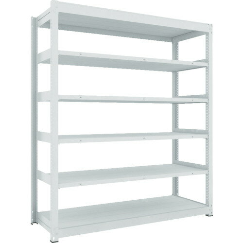 TRUSCO TUG型中量ボルトレス棚 450kg 単体型 955×476×H2100 6段/業務用/新品/送料別途見積