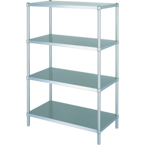 シンコー ステンレスラック(ベタ棚タイプ)4段 RB4型 SUS403 1788×438×1800/業務用/新品/送料別途見積