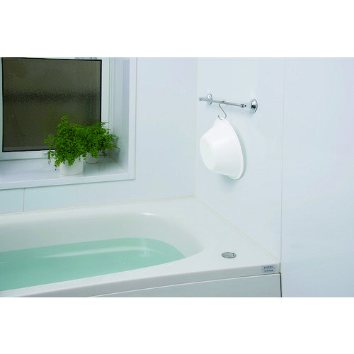 TONBO タライ フロート湯桶N25 フック穴付 ホワイト 3L/業務用/新品/小物送料対象商品