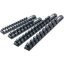 コーケン アルミソケットレール 12.7mm差込クリップ10ヶ付き全長300mm/業務用/新品/小物送料対象商品