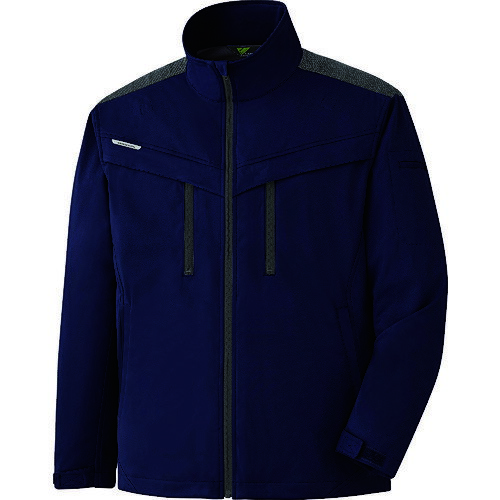 ミドリ安全 VERDEXCEL ストレッチ防寒ジャンパー VE2007 上 ネイビー 4L/業務用/新品/送料無料