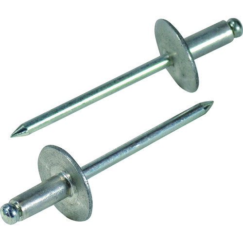 エビ ブラインドリベット(ラージフランジ) アルミニウム/スティール製 6-12(8本入) エコパック/業務用/新品/小物送料対象商品