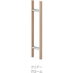 MK ドアハンドル(両面用) 25Φ×600mm クリアー/業務用/新品/送料無料