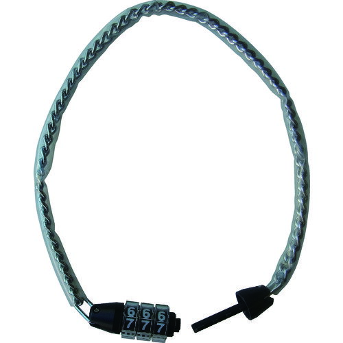 ニッサチェイン 3段フリーダイヤル錠 500mm (1個入)/業務用/新品/小物送料対象商品