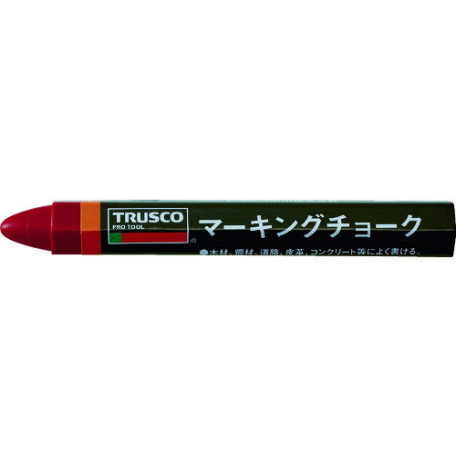 TRUSCO マーキングチョーク 赤 3本入/TMC-19-R/業務用/新品/小物送料対象商品 1