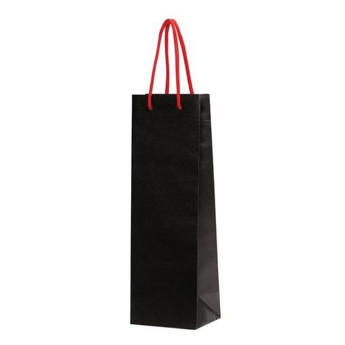 手提袋 HTワインバッグ ブラック XZL65501 (10枚入)/業務用/新品/小物送料対象商品