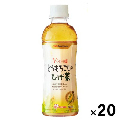 商品情報商品名：とうもろこしのひげ茶 340ml × 20本メーカー：アイリスフーズお届け数(合計)：1メーカー品番：524066JANコード：4967576127929内容量：340ml(1本)※こちらはケースでのお届けになります(340ml×20本 )。商品について韓国でいちばん売れている大定番のお茶廣東製薬のとうもろこしのひげ茶は、2006年の発売以来、累計販売14億本を突破。韓国では、みんなに愛される国民的なお茶。●原材料：植物混合抽出液(とうもろこしエキス、とうもろこしひげエキス)、玄米エキス●添加物：香料、炭酸水素ナトリウム、酸化防止剤(ビタミンC)、グリシン、甘味料(ステビア)\●カロリー：0kcal原産国：韓国配送料についてこの商品は、全国配送料金無料にてお届け致します。※北海道・沖縄・離島や一部地域では追加配送料が発生致します。【ご注意】画面上の色はブラウザやご使用のパソコンの設定により実物と異なる場合があります。