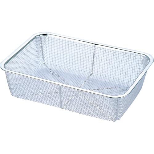 篩 - MT18-8角深ザル中3号用* 幅210×奥行151×高さ80(mm)/業務用/新品/小物送料対象商品