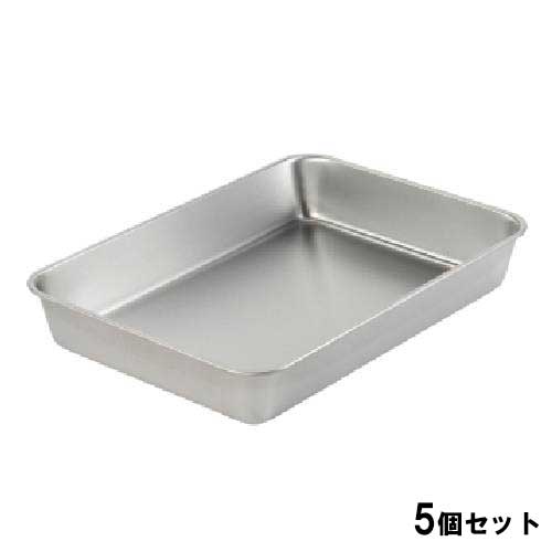 ■商品説明■●食材の一時置きや調理の下ごしらえに●18-8ステンレスでサビに強く耐久性抜群商品名：TAKAGI ステンレス 角バット つや消し 8枚取メーカー：TAKAGIメーカー品番：ー外形寸法：幅292×奥行406×高さ65(mm)お届け数：5JAN：4907052800144仕様：日本製素材：本体:18ー8ステンレス(つや消し)●単品はこちら【配送料について】【ご注意】画面上の色はブラウザやご使用のパソコンの設定により実物と異なる場合があります。