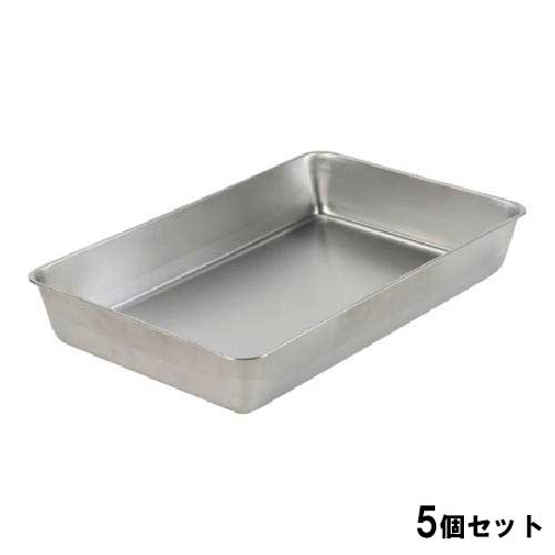 ■商品説明■●食材の一時置きや調理の下ごしらえに●18-8ステンレスでサビに強く耐久性抜群商品名：TAKAGI ステンレス 角バット つや消し 4枚取メーカー：TAKAGIメーカー品番：ー外形寸法：幅365×奥行575×高さ92(mm)お届け数：5JAN：4907052800120仕様：日本製素材：本体:18ー8ステンレス(つや消し)●単品はこちら【配送料について】【ご注意】画面上の色はブラウザやご使用のパソコンの設定により実物と異なる場合があります。