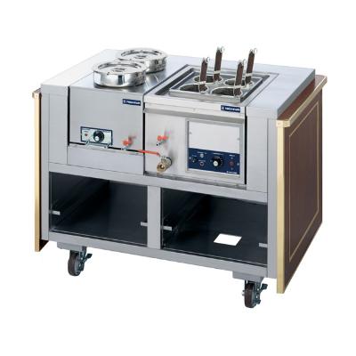 サーモス(THERMOS)電気麺サービスワゴン(サーモスタット付) 幅1175×奥行770×高さ850 [ENBW-450]【業務..