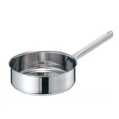 片手鍋 浅型 モリブデンジII 蓋無 27cm 【 業務用 】【送料無料】 /テンポス