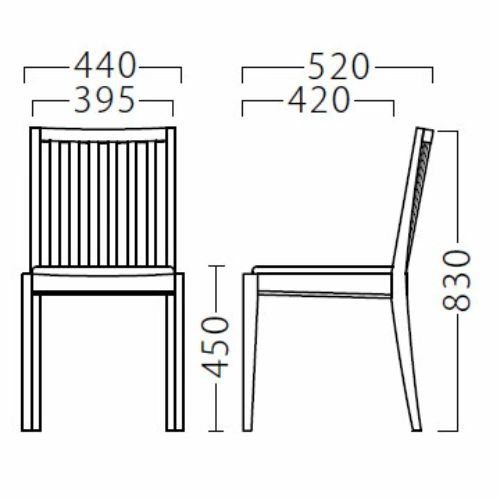 業務用椅子 プロシード 洋風イス [ノワール] 張地ランクB/業務用/新品/送料無料 [3]