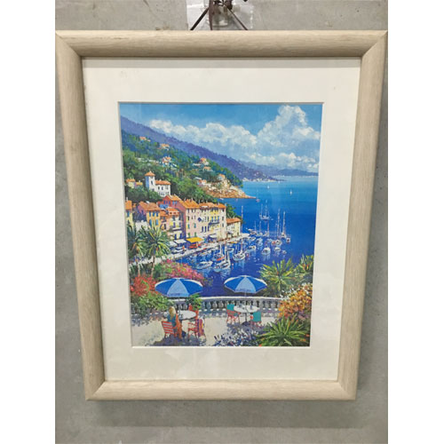 【中古】額 絵 幅440×奥行40×高さ554 【送料無料】【業務用】【飲食店 店舗 店舗備品 壁面 ディスプレイ雑貨】