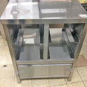 【中古】特注作業台 幅630×奥行700×高さ800 【送料別途見積】【業務用】【飲食店 店舗 厨房機器 作業台 業務用作業台】