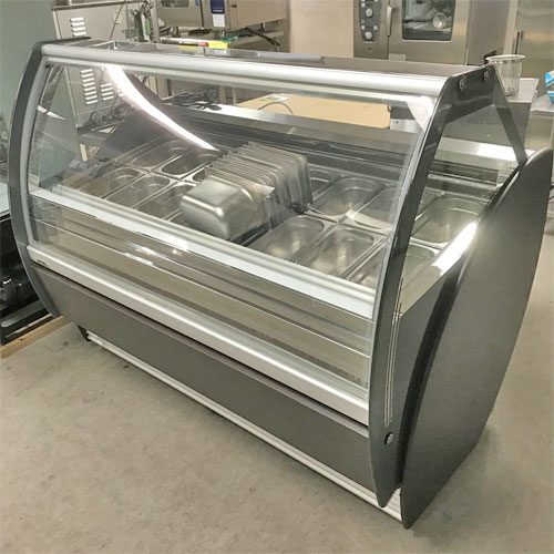 【中古】ディッピングショーケース SEVEL EN-16GELATO 幅1575×奥行1140×高さ1380 三相200V 【送料無料】【業務用】