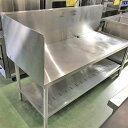 【中古】コンロ台 BG 幅1560×奥行660×高さ600 【送料別途見積】【業務用】【飲食店 店舗 厨房機器 ガス台 業務用ガス台】