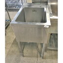 【中古】一槽シンク 幅450×奥行750×高さ800 【送料別途見積】【業務用】【飲食店 店舗 厨房機器 一槽シンク 業務用一槽シンク】