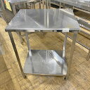 【中古】作業台 幅600×奥行450×高さ800 【送料別途見積】【業務用】【飲食店 店舗 厨房機器 作業台 業務用作業台】