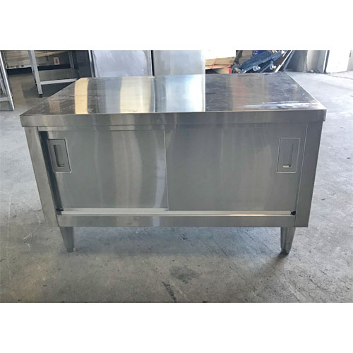 【中古】低調理台 幅1000×奥行750×高さ585 【送料別途見積】【業務用】【飲食店 店舗 厨房機器 調理台 業務用調理台】