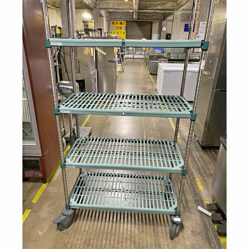 【中古】エレクター(4段)キャスター付き BGなし 幅910×奥行460×高さ1740 【送料別途見積】【業務用】【飲食店 店舗 厨房機器 カート 配膳車 ワゴン 業務用カート 業務用配膳車 業務用ワゴン】 【中古】エレクター(4段)キャスター付き BGなし 幅910×奥行460×高さ1740 【送料別途見積】【業務用】【飲食店 店舗 厨房機器 カート 配膳車 ワゴン 業務用カート 業務用配膳車 業務用ワゴン】