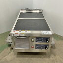 【業界最長1年保証】【中古】2連電磁調理器 ニチワ電機 MIR-3WTSP 幅400×奥行600×高さ400 三相200V 【送料別途見積】【業務用】【飲食店 ...