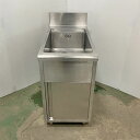 【中古】一槽シンク BGあり 幅450×奥行850×高さ850 【送料別途見積】【業務用】【飲食店 店舗 厨房機器 一槽シンク 業務用一槽シンク】