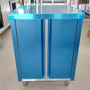 【中古】調理台 観音扉タイプ BGなし 幅600×奥行600×高さ850 【送料無料】【業務用】【飲食店 店舗 厨房機器 調理台 業務用調理台】