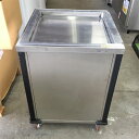 【中古】ラックディスペンサーカート BGなし 幅625×奥行625×高さ850 【送料別途見積】【業務用】【飲食店 店舗 厨房機器 ラック シェルフ 業務用ラッ...