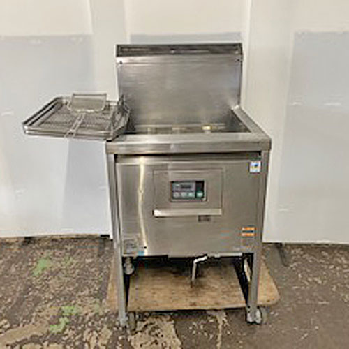 【業界最長1年保証】【中古】ガスフライヤー タニコー SD-TGFL-C55 幅550×奥行600×高さ800 都市ガス 【..