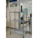 【中古】ワイヤーシェルフ BGなし マルゼン 幅910×奥行610×高さ2000 【送料別途見積】【業務用】【飲食店 店舗 厨房機器 ラック シェルフ 業務用ラ...