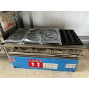 【中古】たこ焼き機 28穴4連(調理道具セット) TS-284H 幅800×奥行395×高さ200 LPG(プロパンガス) 【送料別途見積】【業務用】【飲食店 ...