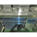 【中古】ウォーマーテーブル フジマック FWT1260 幅1200×奥行600×高さ800 三相200V 【送料別途見積】【業務用】【飲食店 店舗 厨房機器 ウ...