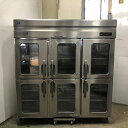 【業界最長1年保証】【中古】6ドア冷蔵庫 ホシザキ HR-180AT3 幅1800×奥行650×高さ1950 三相200V 【送料別途見積】【業務用】【飲食店 ...