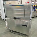 【業界最長1年保証】【中古】食器洗浄機 コンベア/ブースター付き ホシザキ JWE-2400CB-R 幅1400×奥行700×高さ1450 三相200V 50H...