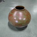 【中古】花瓶 茶 緑 マーブル 幅190×奥行190×高さ190 【送料無料】【業務用】【飲食店 店舗 店舗備品 ディスプレイ雑貨 置物】