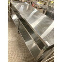 【中古】コンロ台 BGなし 幅1970×奥行700×高さ700 【送料無料】【業務用】【飲食店 店舗 厨房機器 ガス台 業務用ガス台】