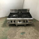 【業界最長1年保証】【中古】ガステーブル (上部のみ) フジマック FGTNS097521 幅900×奥行570×高さ270 都市ガス 【送料別途見積】【業務用...