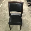 【中古】洋風イスオーストリッチ黒 幅380×奥行440×高さ830 【送料無料】【業務用】【飲食店 店舗 厨房機器 イス 業務用イス】