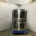 【業界最長1年保証】【中古】スチームコンベクションオーブン(二段重ね) タニコー TSCO-44EBN3 幅750×奥行660×高さ1180 三相200V 【送...