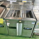 【中古】ニ槽フライヤー マルゼン MXF-076WB 幅700×奥行600×高さ800 都市ガス 【送料別途見積】【業務用】【飲食店 店舗 厨房機器 フライヤー...