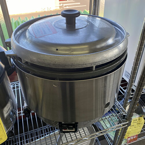 【中古】ガス炊飯器 3升 リンナイ(Rinnai) RR-30S2 幅450×奥行421×高さ408 都市ガス 【送料無料】【業務用】【飲食店 店舗 厨房機器 ガス炊飯器 業務用ガス炊飯器】