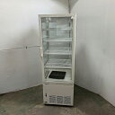 【中古】四面冷蔵ショーケース スイング扉 パナソニック(Panasonic) SSR-221N 幅510×奥行535×高さ1495 【送料別途見積】【業務用】【飲食店 店舗 厨房機器 タテ型ショーケース 業務用タテ型ショーケース】