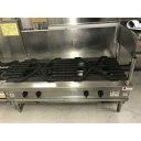 【業界最長1年保証】【中古】ガスローレンジ フジマック FGTLS1275 幅1200×奥行750×高さ450 都市ガス 【送料別途見積】【業務用】【飲食店 店...