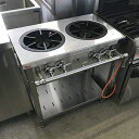 【中古】ガステーブル マルゼン MGT-074DS 幅750×奥行450×高さ800 都市ガス 【送料無料】【業務用】【飲食店 店舗 厨房機器 ガステーブル IHテーブル 業務用ガステーブル 業務用IHテーブル】