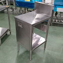 【中古】作業台 BGあり 幅450×奥行600×高さ850 【送料別途見積】【業務用】【飲食店 店舗 厨房機器 作業台 業務用作業台】