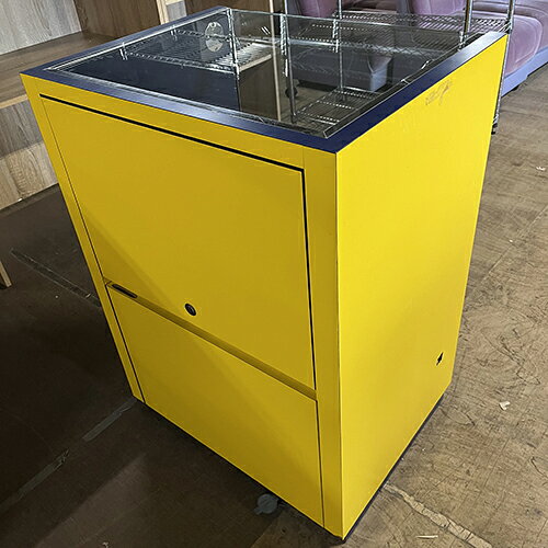 【中古】展示ガラスショーケース 幅650×奥行500×高さ900 【送料別途見積】【業務用】【飲食店 店舗 店舗備品 サンプルショーケース】 [2]