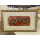 【中古】絵画 鶏 【送料別途見積】【業務用】【飲食店 店舗 厨房機器 イス 業務用イス】